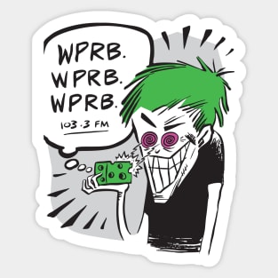 WPRB Hypnotized Cheese Sticker